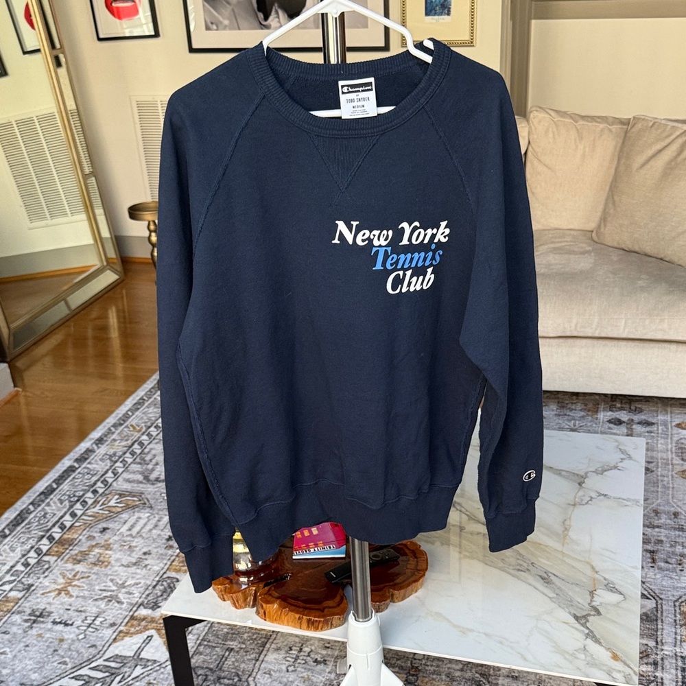 Todd Snyder x Champion Crewneck - Navy